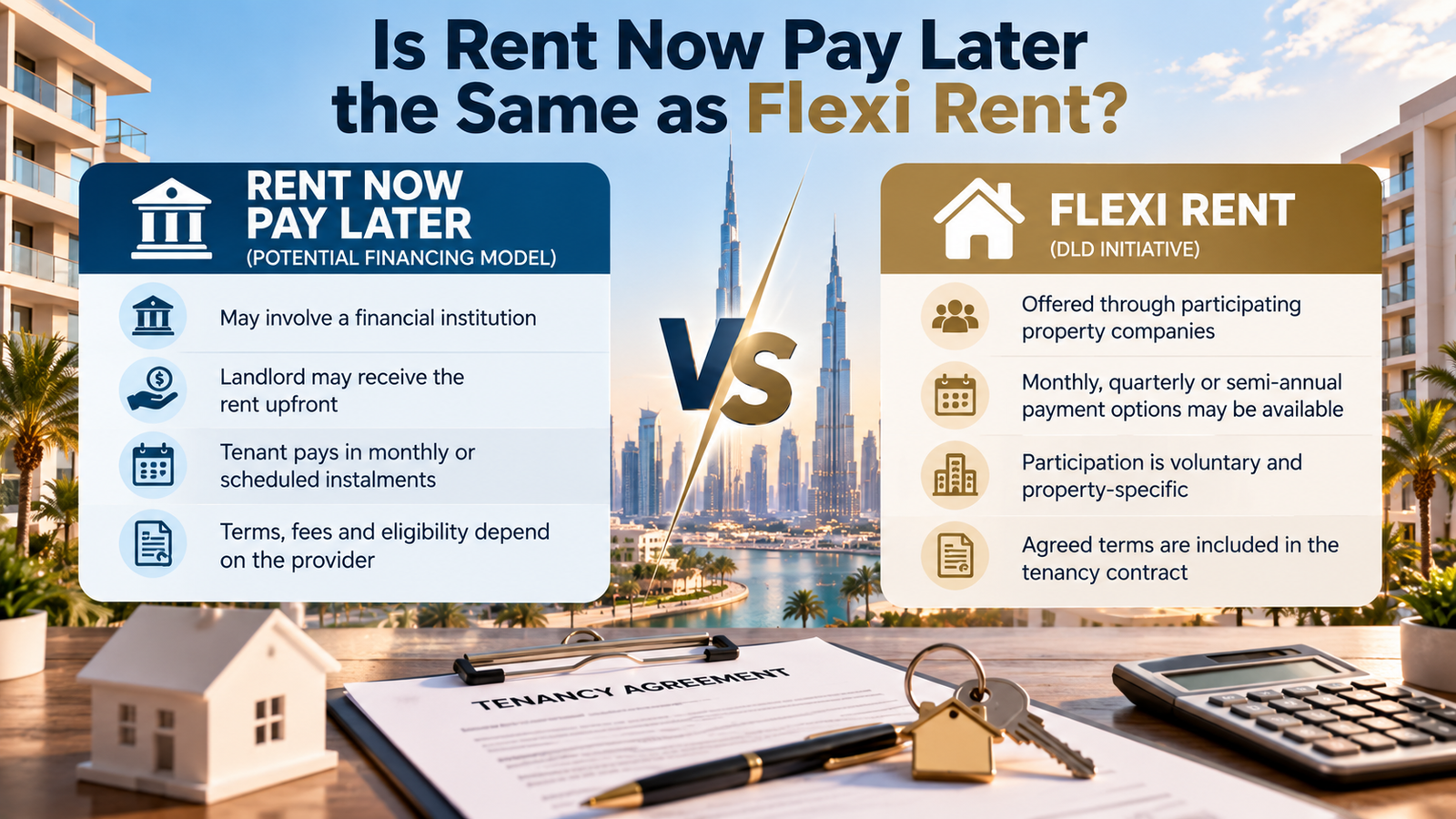 Rent Now Pay Later Dubai