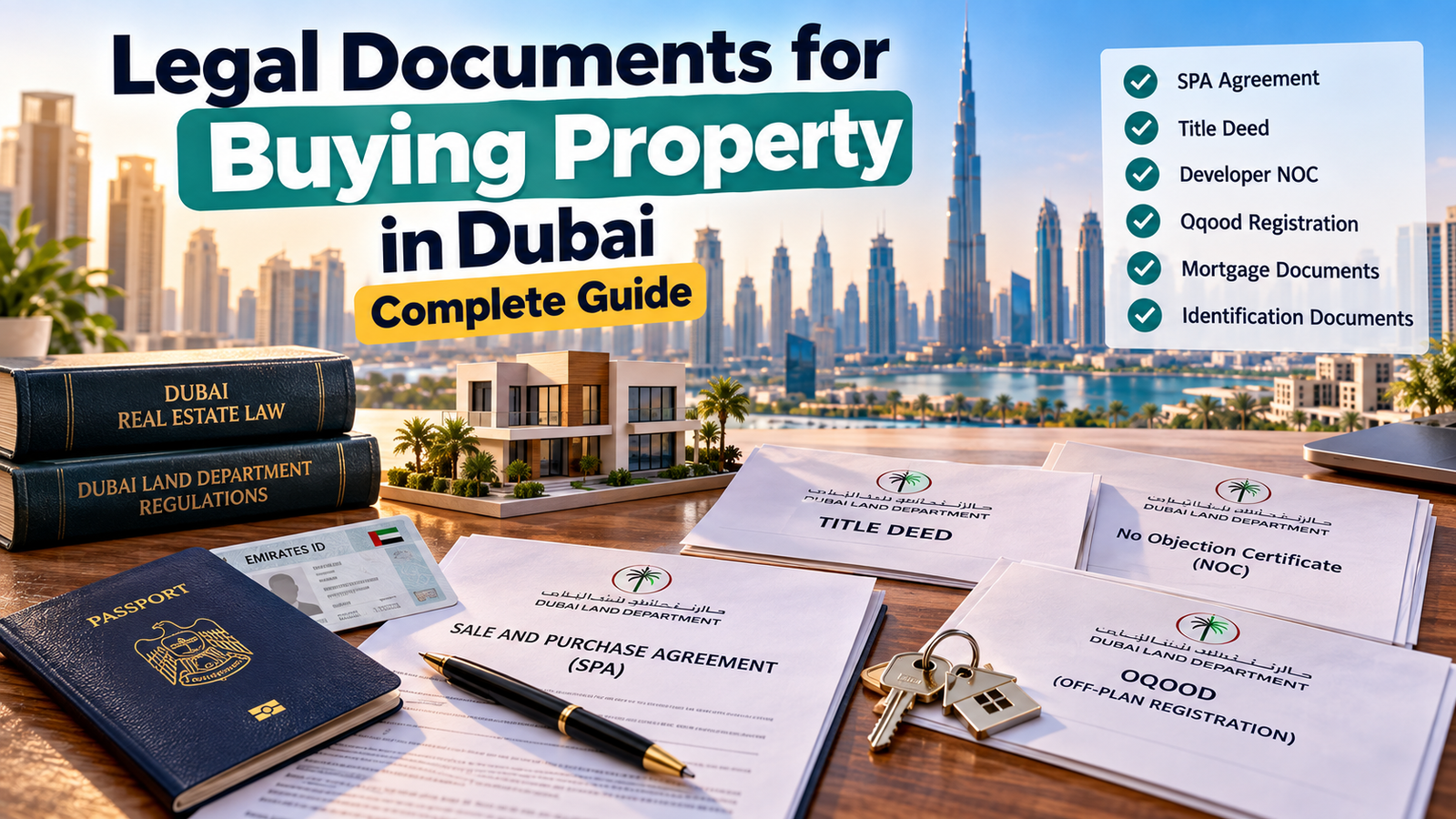 Legal Documents for Buying Property in Dubai