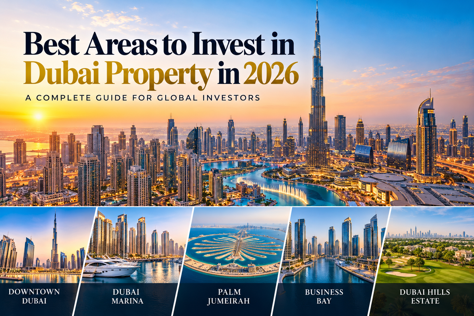 Best Areas to Invest in Dubai Property in 2026
